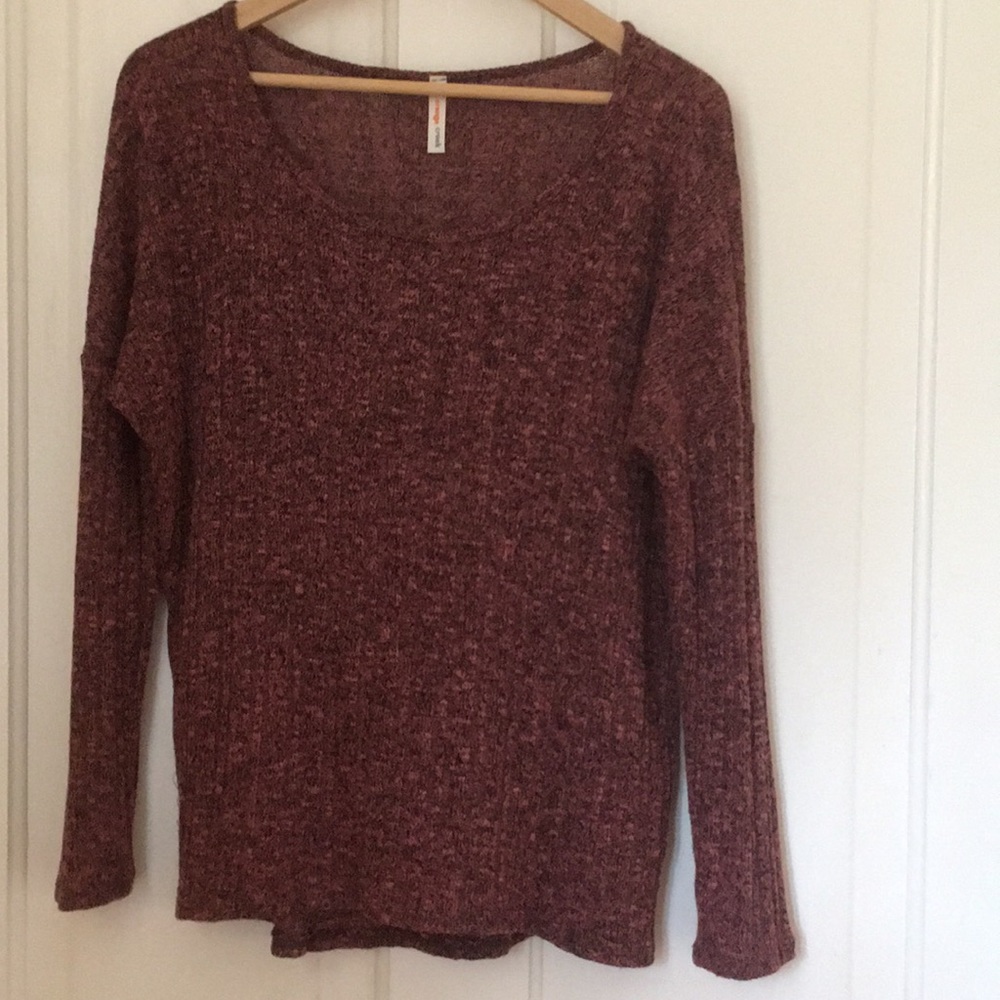 Orange Creek pink pullover sweater M